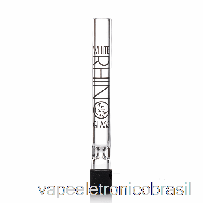 Vape Vaporesso Rinoceronte Branco Vidro Chillum Transparente